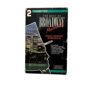 The Best of Broadway Musicals Cassette George Gershwin Irving Berlin Madacy 1992